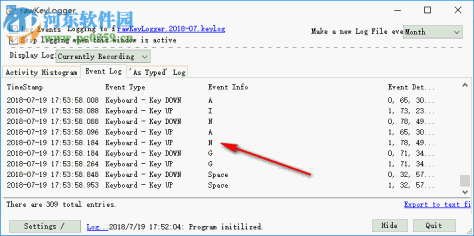 rawKeyLogger(鼠标操作记录器) 0.5 绿色版