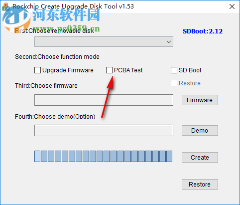 Rockchip Create Upgrade Disk tool 1.53 英文版