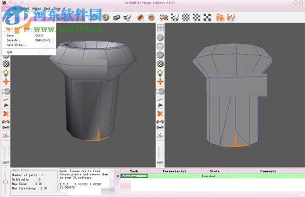 Unfold3D(三维模型展UV软件) rs/vs 2018.0.45 官方版