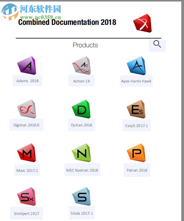 MSC Combined Documentation 2018(MSC产品文档) 附安装教程