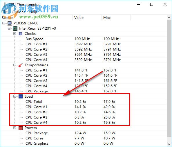 CPU温度检测工具(CPU Thermometerl) 1.3 绿色版