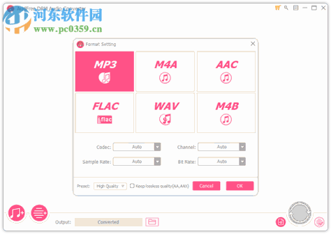 AudFree DRM Audio Converter(音频转换工具) 1.0.0 官方版