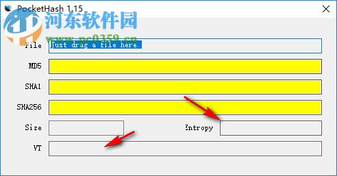 PocketHash(Hash值计算工具) 1.21c 绿色免费版