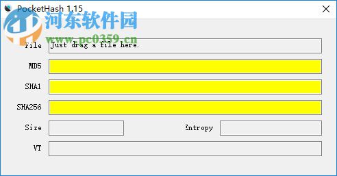 PocketHash(Hash值计算工具) 1.21c 绿色免费版