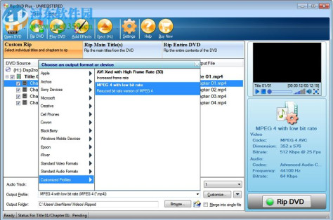 Rip DVD Plus(DVD转换器) 3.26 官方版