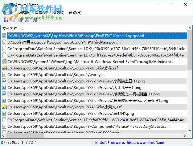 FileActivityWatch(系统任务管理器) 1.06 中文绿色版