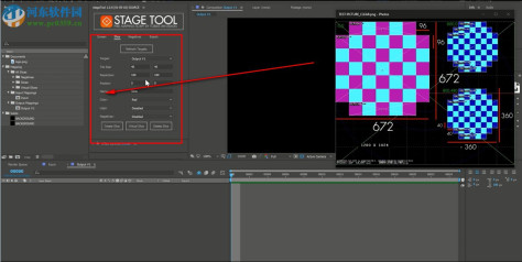 Aescripts stageTool(LED大屏幕VJ视觉素材映射对齐AE脚本) 1.0 免费版