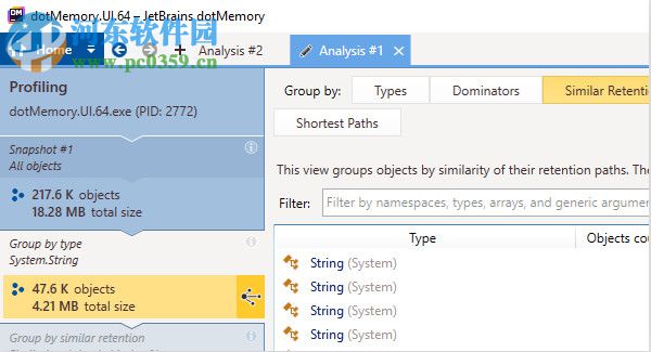 jetbrains dotmemory(内存分析工具) 2018.1.3 免费版