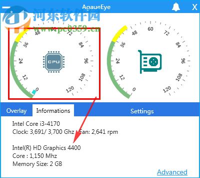 AgaueEye(Windows硬件监视器) 0.48 官方版