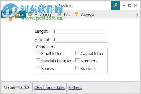 Advanced PassGen(高级密码生成工具) 1.6.0.0 官方版