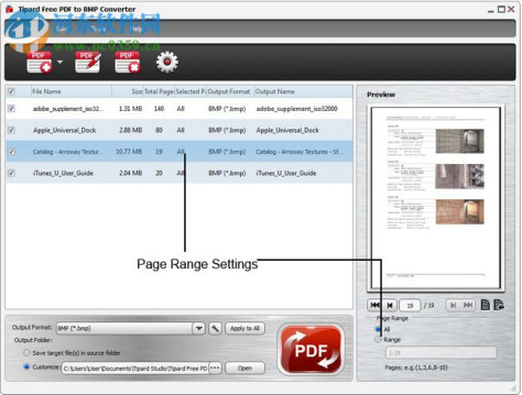 Tipard Free PDF to BMP Converter(PDF转BMP工具) 3.1.6 官方版