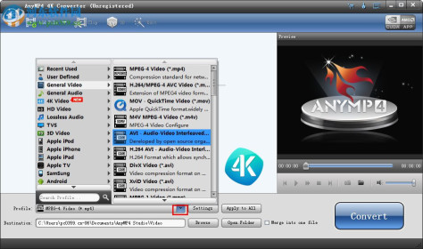 AnyMP4 4K Converter(高清MP4视频转换器)