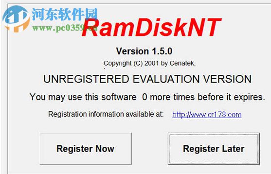 ramdisknt(软盘虚拟工具) 1.5.0 绿色汉化版