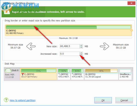 分区拓展器(Macrorit Partition Extender) 1.4.3 破解版