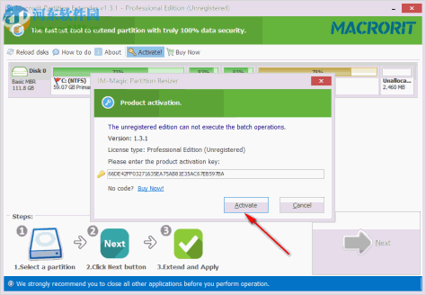 分区拓展器(Macrorit Partition Extender) 1.4.3 破解版