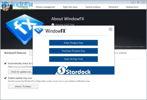 Stardock WindowFX(窗口特效软件) 6.02 免费版