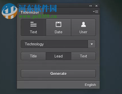 PS随机文字生成插件(Titlemizer) 1.0 免费版