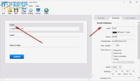CoffeeCup Web Form Builder(网页表单制作工具) 2.9.5525 免费版