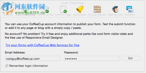 CoffeeCup Web Form Builder(网页表单制作工具) 2.9.5525 免费版