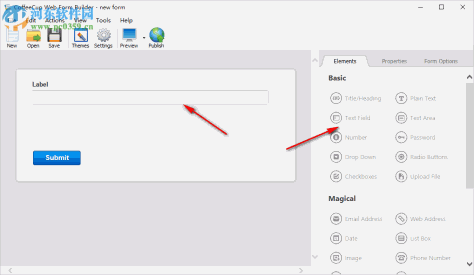 CoffeeCup Web Form Builder(网页表单制作工具) 2.9.5525 免费版