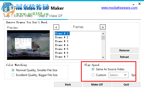 Free Video to Gif Maker(视频转GIF动画软件) 2.4 官方版