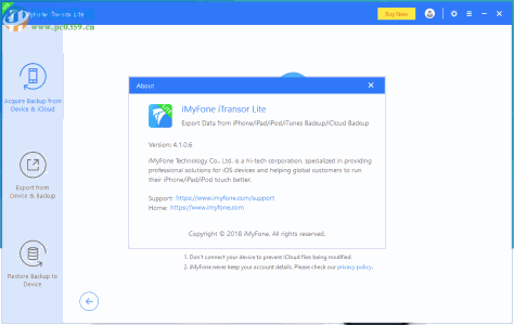 iMyFone iTransor Lite(iOS数据备份) 4.1.0.6 官方版