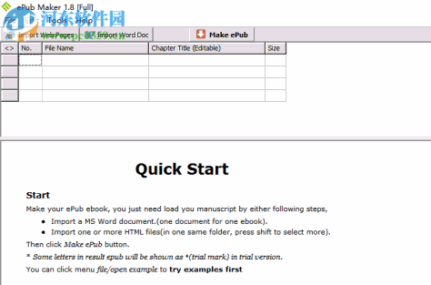 ePub Maker(电子书制作器) 1.8 免费版