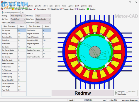 Motor CAD(电机热设计分析软件)