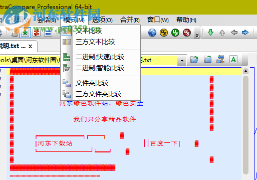 UltraCompare Pro(文本模式文件内容比较工具) 15.20.0.6 特别版