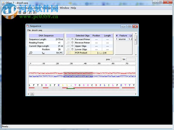 oligo(引物设计软件) 7.56 破解版