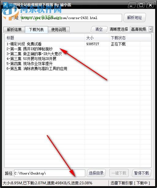 英盛网视频下载器下载 3.6 绿色版