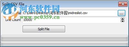 csv大文件打开器(split csv file) 3.0 绿色免费版