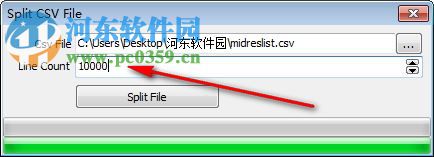 csv大文件打开器(split csv file) 3.0 绿色免费版