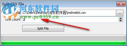 csv大文件打开器(split csv file) 3.0 绿色免费版