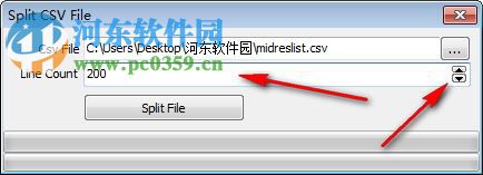 csv大文件打开器(split csv file) 3.0 绿色免费版