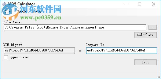 MD5 Calculator(MD5计算器) 1.0 官方版