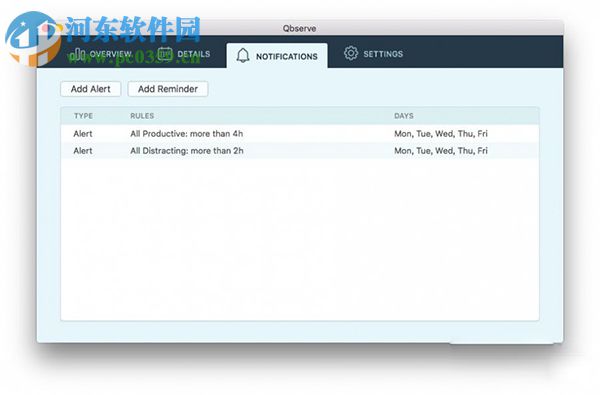 Qbserve for mac(时间追踪软件) 1.67 免费版