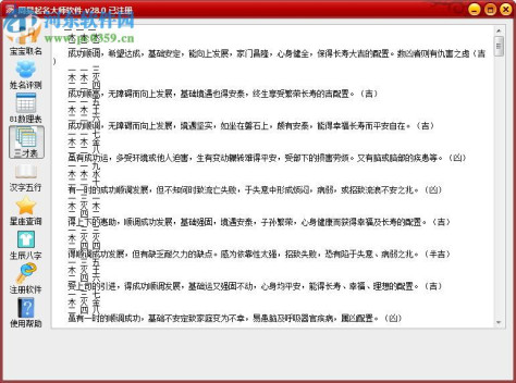 周易起名大师下载(附注册机) 28.0 已注册版
