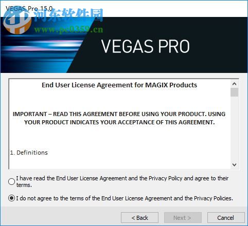 MAGIX VEGAS Pro 15 免费版