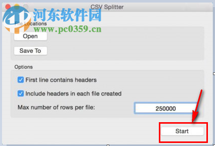 CSV Split for Mac csv文件分割器 1.1 免费版