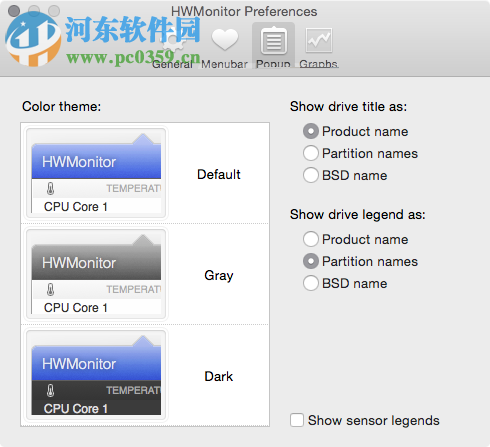 hwmonitor for mac(CPU检测软件) 6.1.1188 汉化版