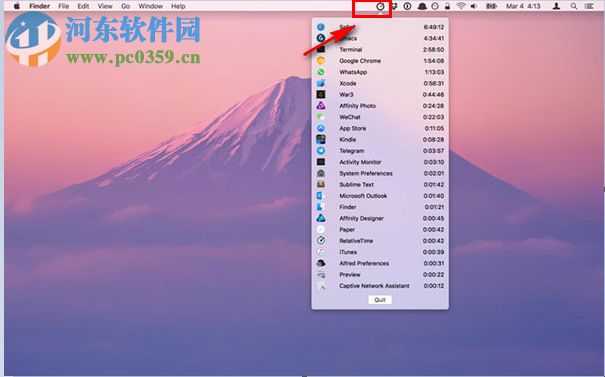 Relative Time for Mac（应用使用时间记录工具） 1.4