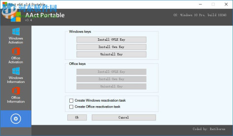 AAct激活工具(kms激活工具) 附使用教程 3.4 绿色免费版