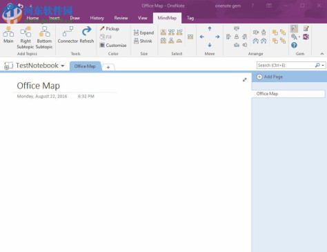 mind map for onenote下载(数字笔记思维导图插件) 5.6.1.32 官方版