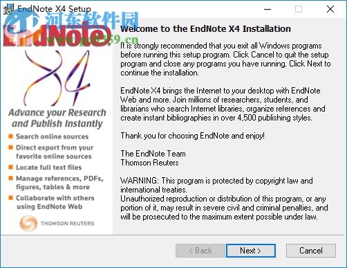 Thomson Endnote X4下载(文献搜索管理工具) 免费版