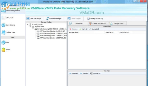 VMFS数据恢复软件VMxDB For VMFS 7.1 多国语言版