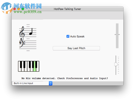 Talking Tuner mac(乐器调音软件) 1.0.104