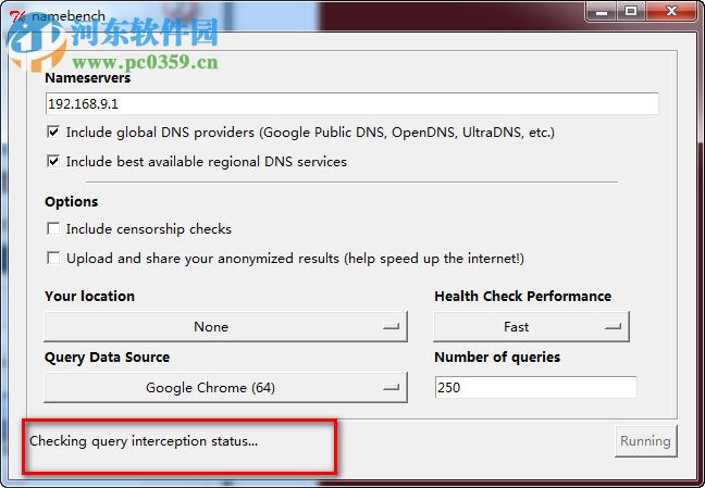 namebench下载(DNS测试工具) 1.3.1 绿色版