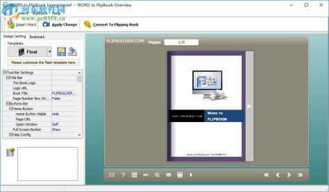 Word to FlipBook 64位(word转flash转换器) 2.0.0 中文免费版_32位/64位