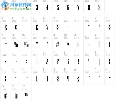 niagara solid字体 2017 正式版